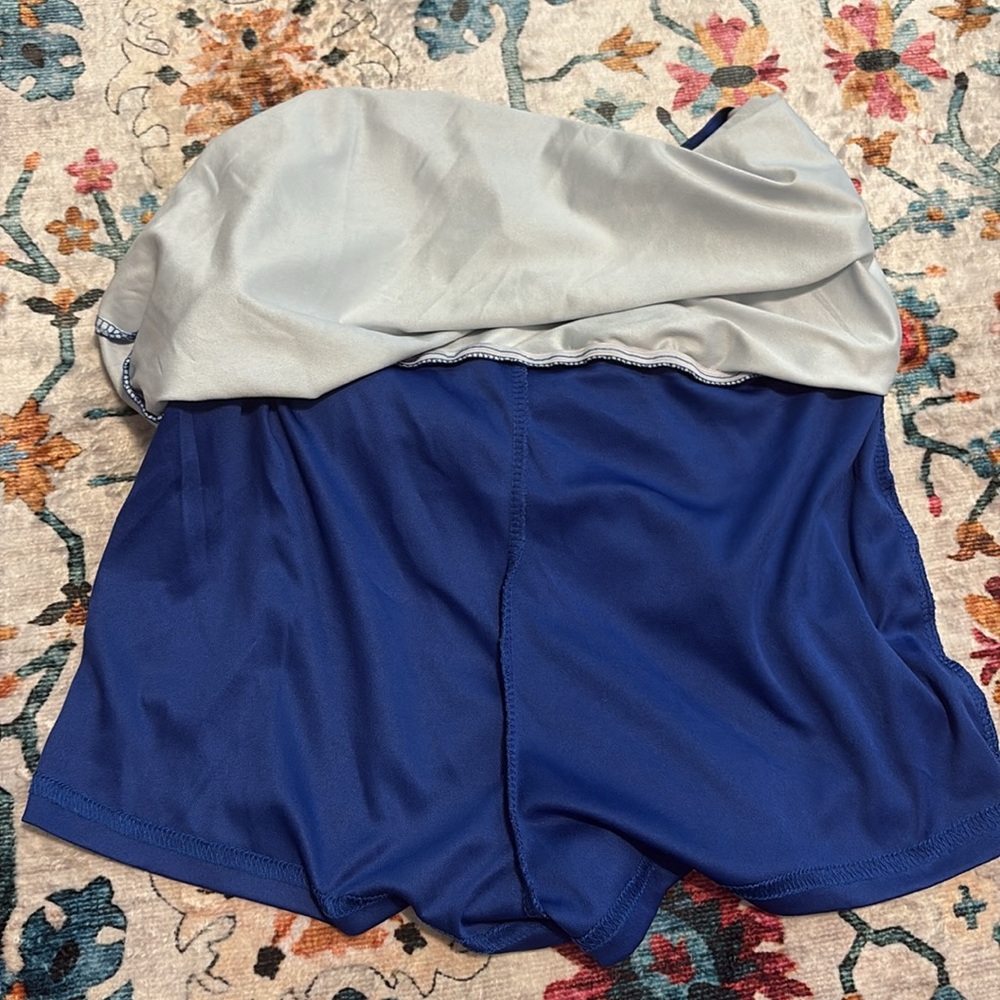 SHEIN Blue Tie-Dye Top and Skirt Set - Picture 5 of 5